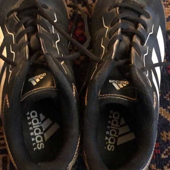 Adidas baseball cleats US size 1.5 - Picture 4 of 4
